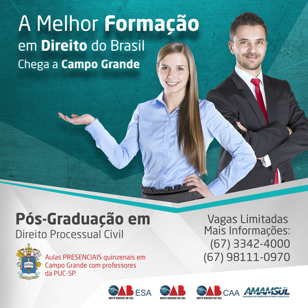 ESPECIALIZAÇÃO EM DIREITO PROCESSUAL CIVIL