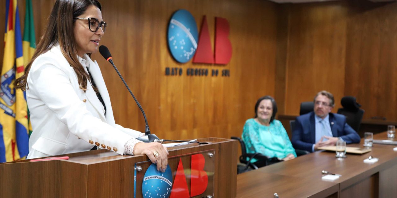OAB/MS recebeu Maria da Penha na 1ª Conferência da Mulher Advogada, em maio de 2018