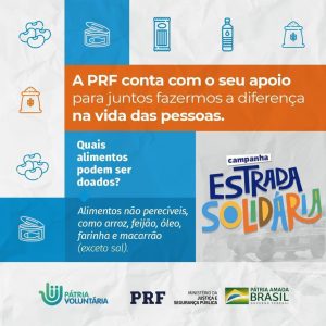 OAB/MS apoia campanha solidária para arrecadação de alimentos realizada pela PRF OAB/MS apoia campanha solidária para arrecadação de alimentos realizada pela PRF