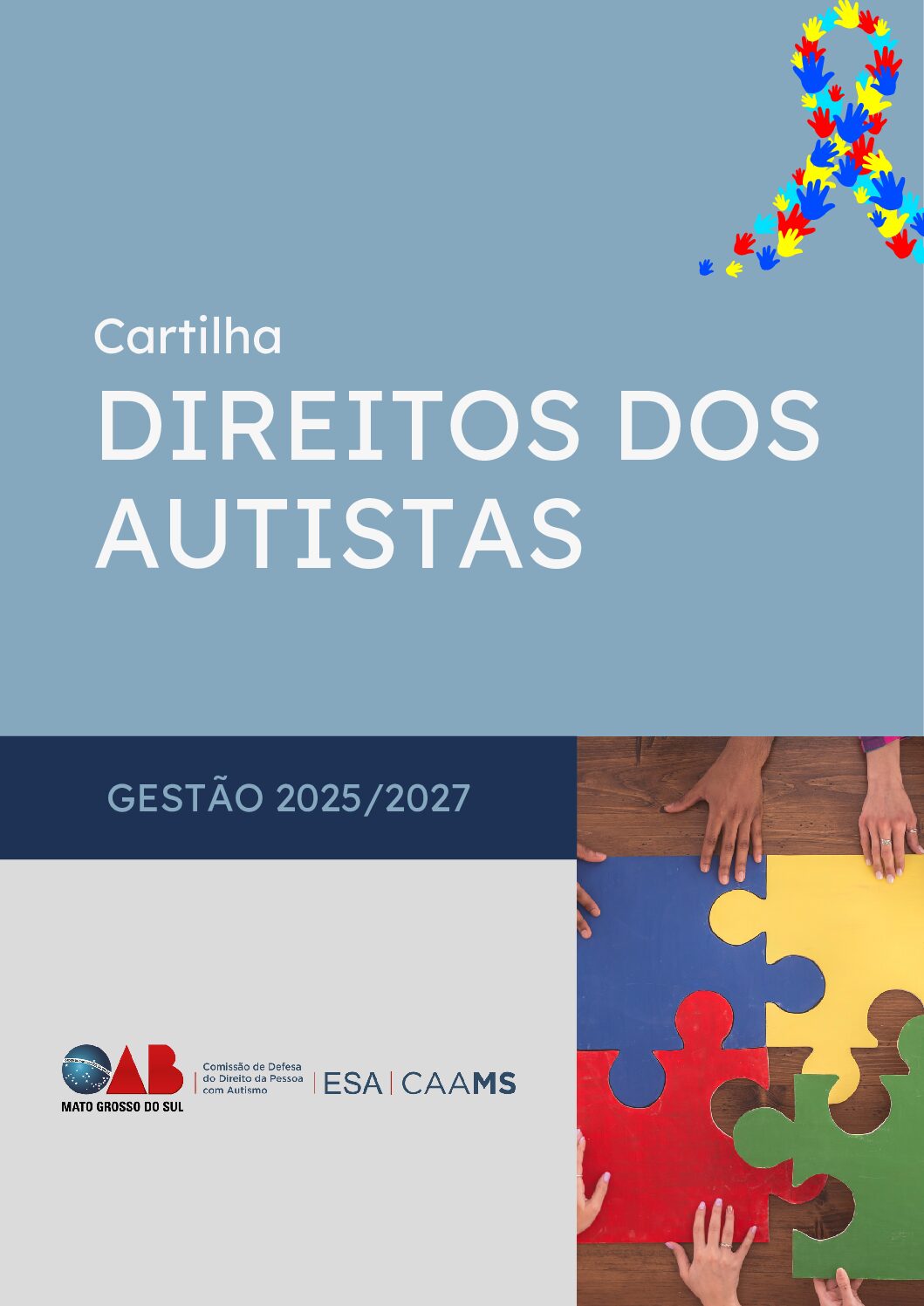 cartilha direitos dos autistas comissao de defesa do direito da pessoa com autismo oab ms