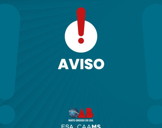 Aviso: OAB/MS informa sobre reforma temporária da sala no Fórum de Campo Grande