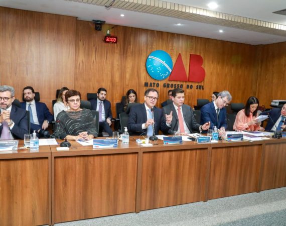 Conselho Seccional da OAB/MS recebe o Conselheiro do CNJ Marcello Terto