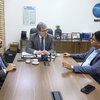 OAB/MS discute estratégias para inscrição de Advogados estrangeiros em reunião institucional