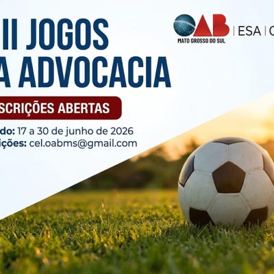 Inscrições abertas para 8ª edição dos Jogos da Advocacia